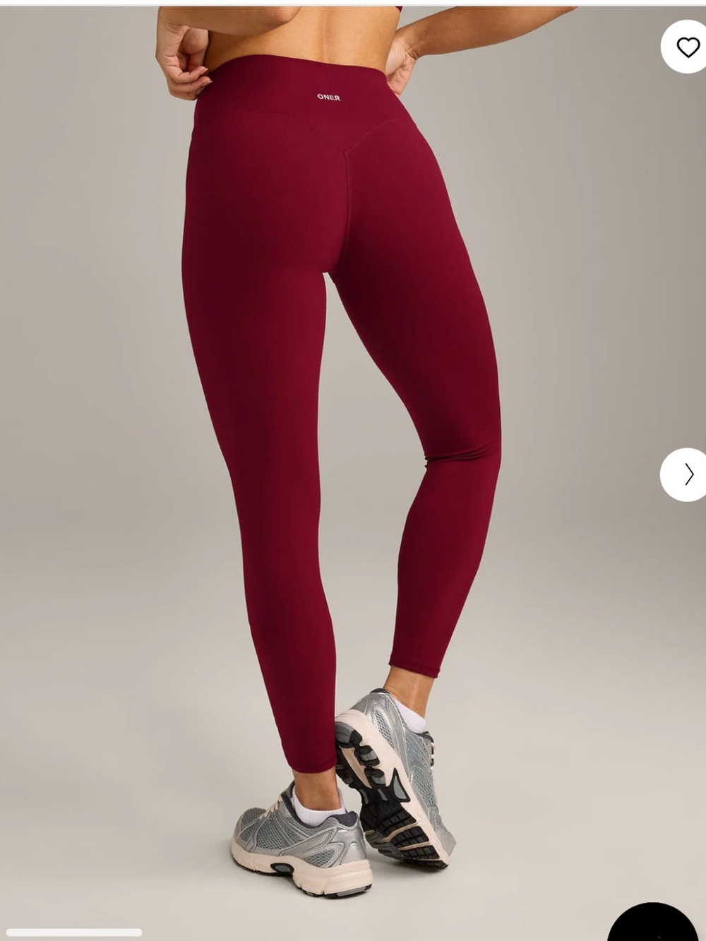 Oner Active Ruby Red Soft Motion Leggings Medium